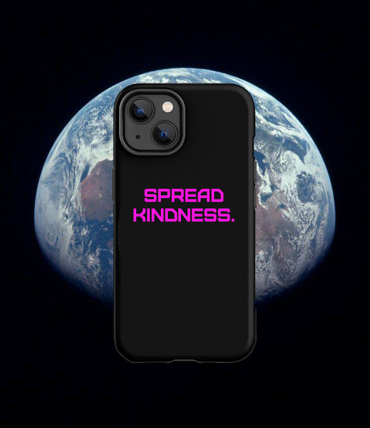 KINDNESS Tough Case for iPhone PINK