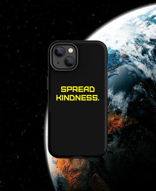 KINDNESS Tough Case for iPhone YELLOW