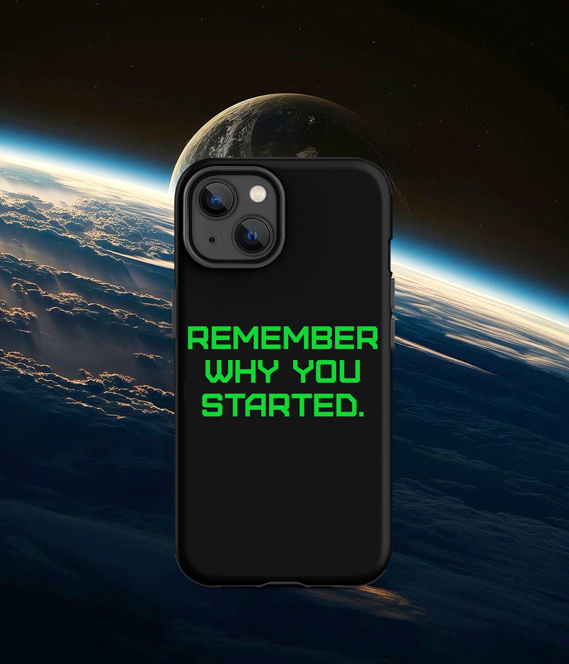 REMEMBER Tough Case for iPhone® GREEN