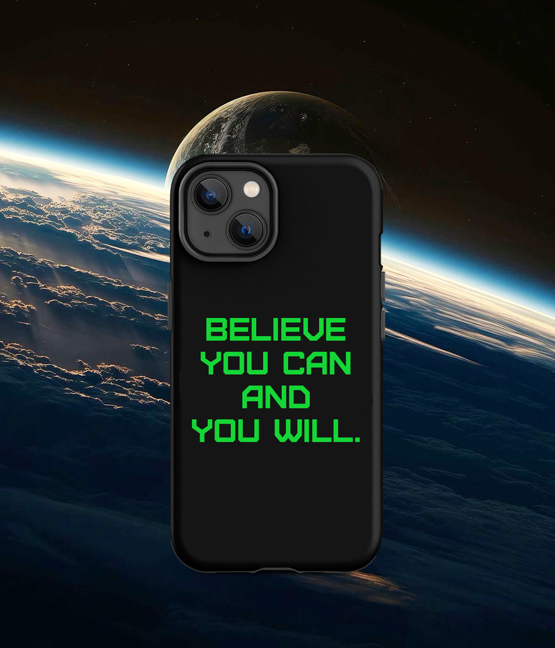 BELIEVE Tough Case for iPhone GREEN