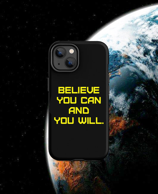 BELIEVE Tough Case for iPhone® YELLOW