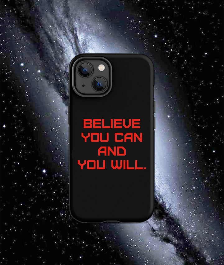 BELIEVE Tough Case for iPhone RED