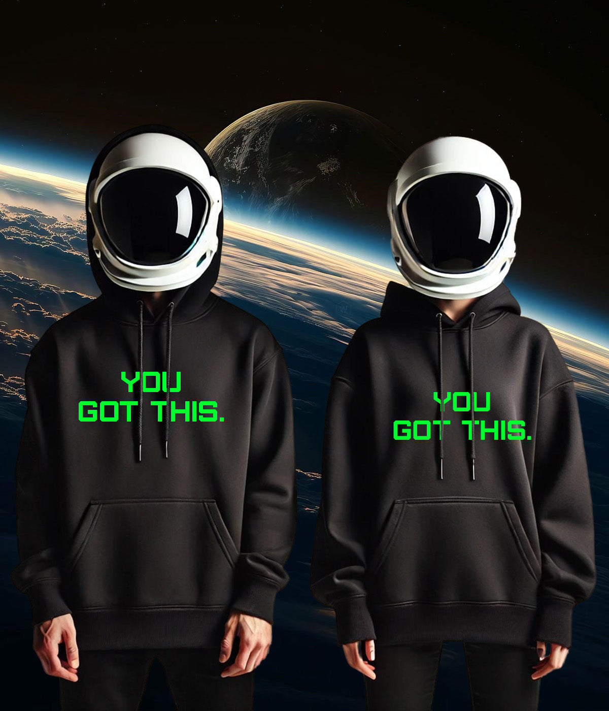 GOTTHIS Unisex midweight hoodie GREEN