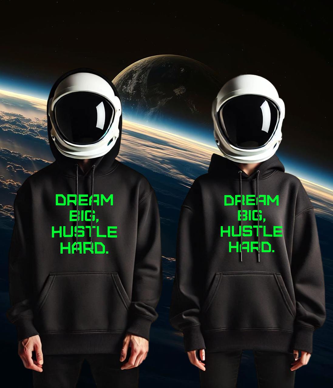 DREAM Unisex midweight hoodie GREEN