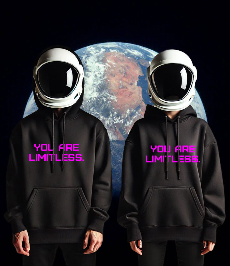 LIMITLESS Unisex midweight hoodie PINK