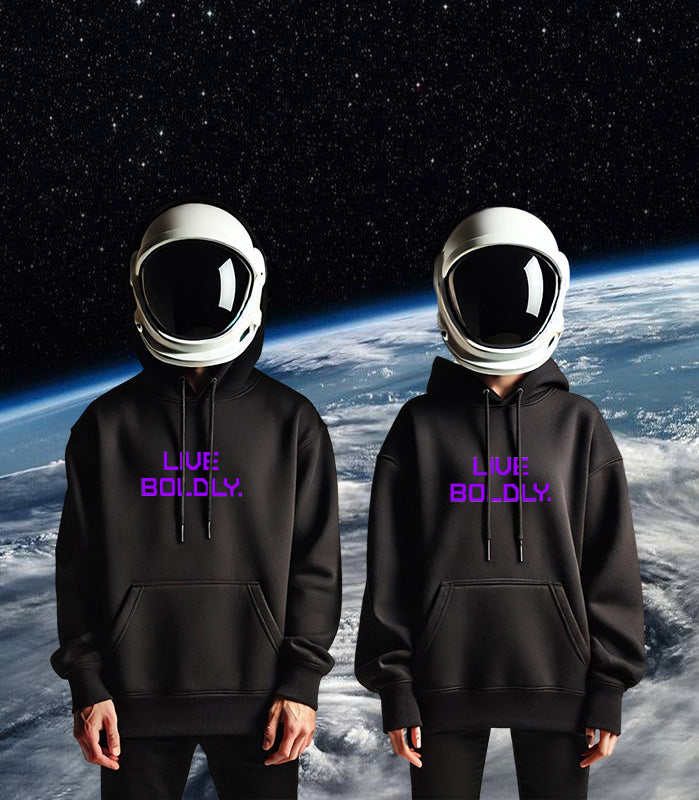 BOLDLY Unisex midweight hoodie PURPLE