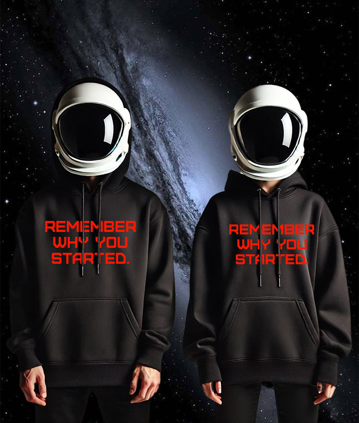 REMEMBER Unisex midweight hoodie RED