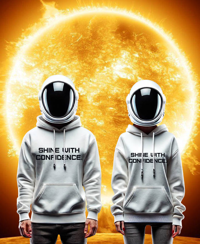 SHINE Unisex midweight hoodie BLACK