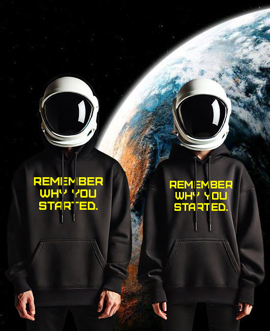 REMEMBER Unisex midweight hoodie YELLOW