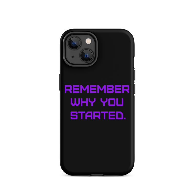 REMEMBER Tough Case for iPhone® PURPLE