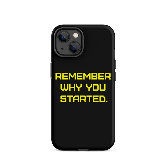 REMEMBER Tough Case for iPhone® YELLOW