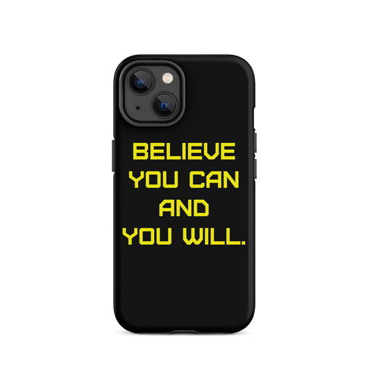 BELIEVE Tough Case for iPhone® YELLOW