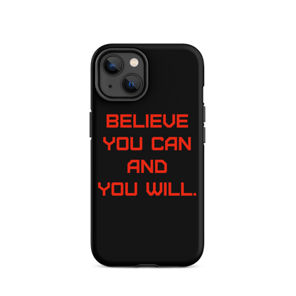 BELIEVE Tough Case for iPhone RED