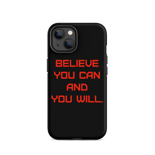 BELIEVE Tough Case for iPhone RED