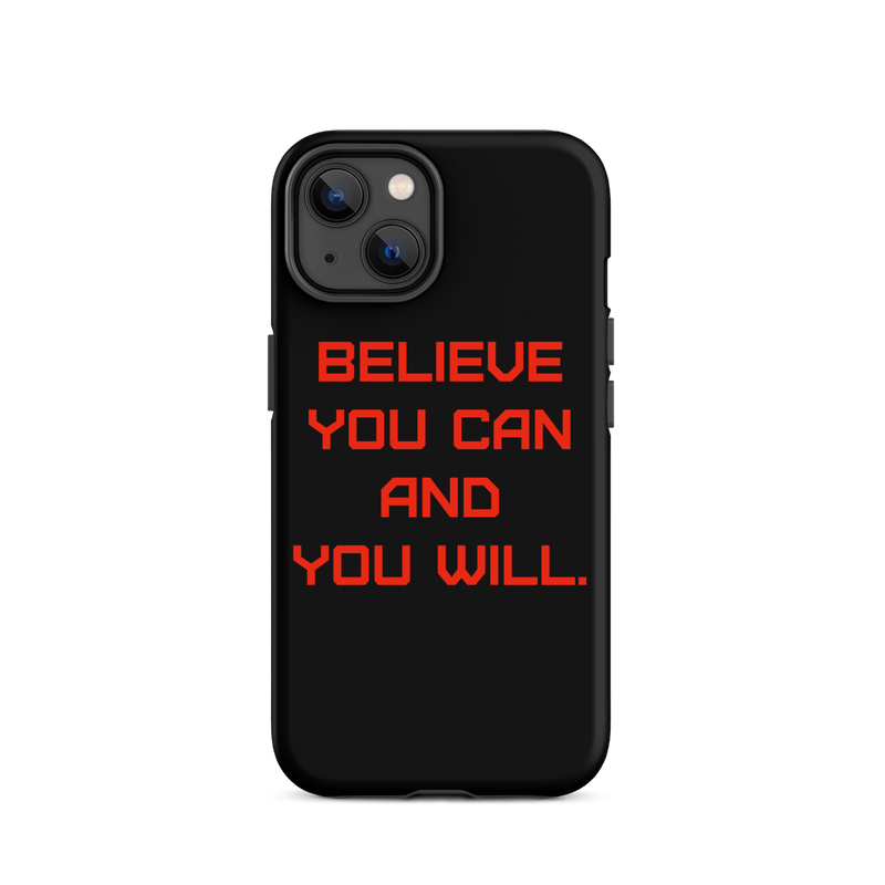 BELIEVE Tough Case for iPhone RED