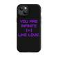 INFINITE Tough Case for iPhone® PURPLE