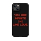 INFINITE Tough Case for iPhone® RED