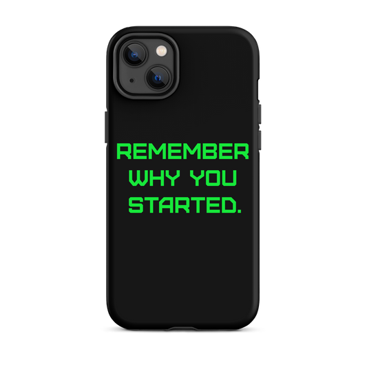 REMEMBER Tough Case for iPhone® GREEN