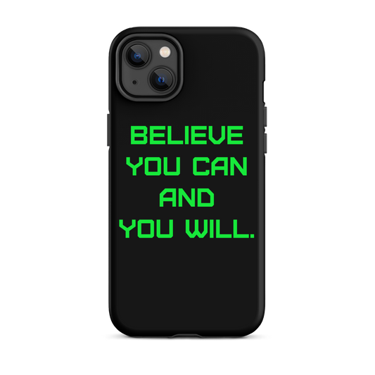 BELIEVE Tough Case for iPhone GREEN