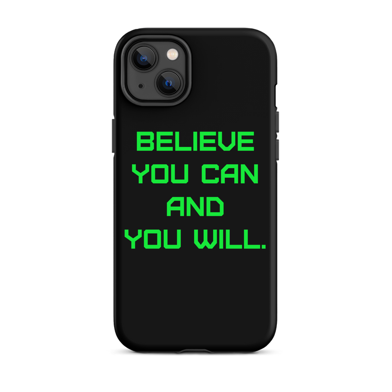 BELIEVE Tough Case for iPhone GREEN