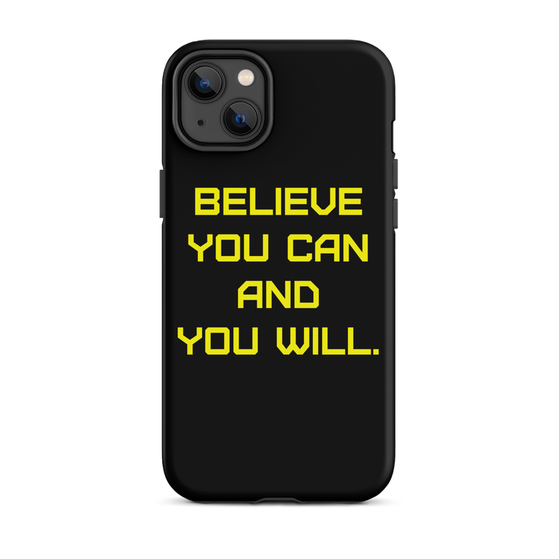 BELIEVE Tough Case for iPhone® YELLOW