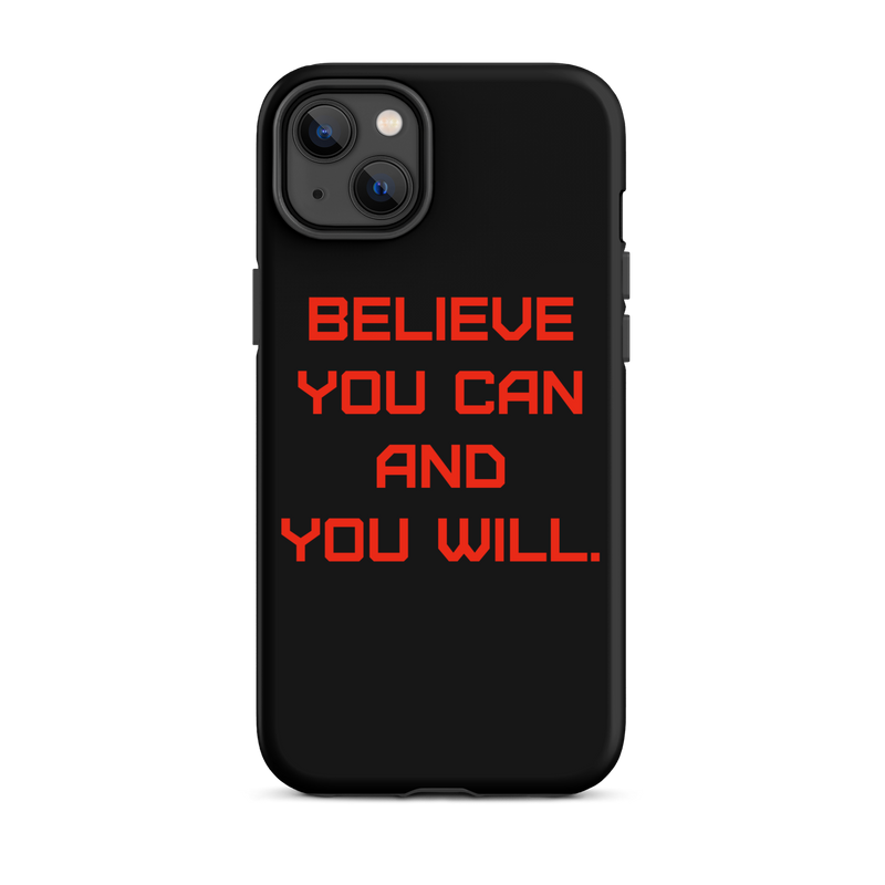 BELIEVE Tough Case for iPhone RED