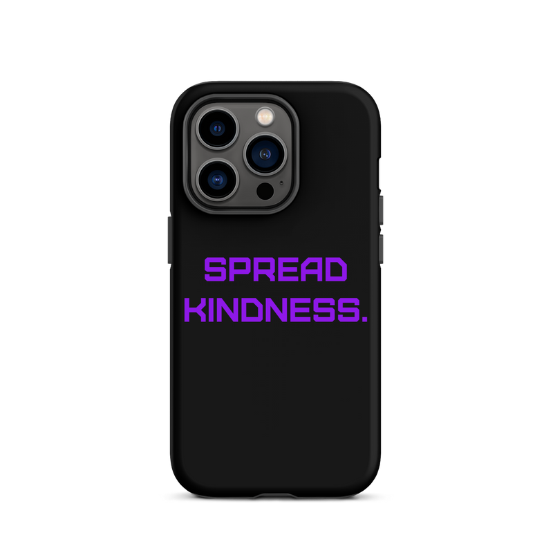 KINDNESS Tough Case for iPhone PURPLE