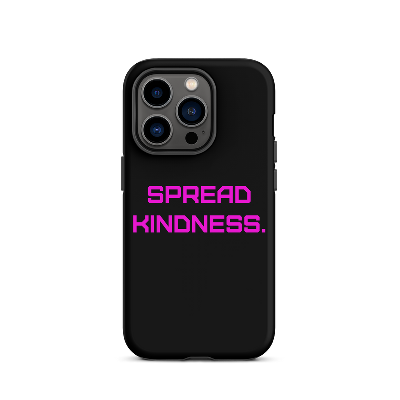 KINDNESS Tough Case for iPhone PINK