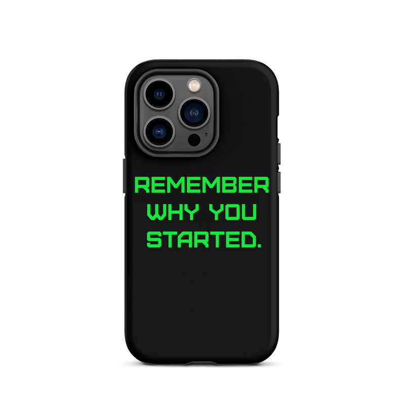 REMEMBER Tough Case for iPhone® GREEN