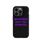 REMEMBER Tough Case for iPhone® PURPLE