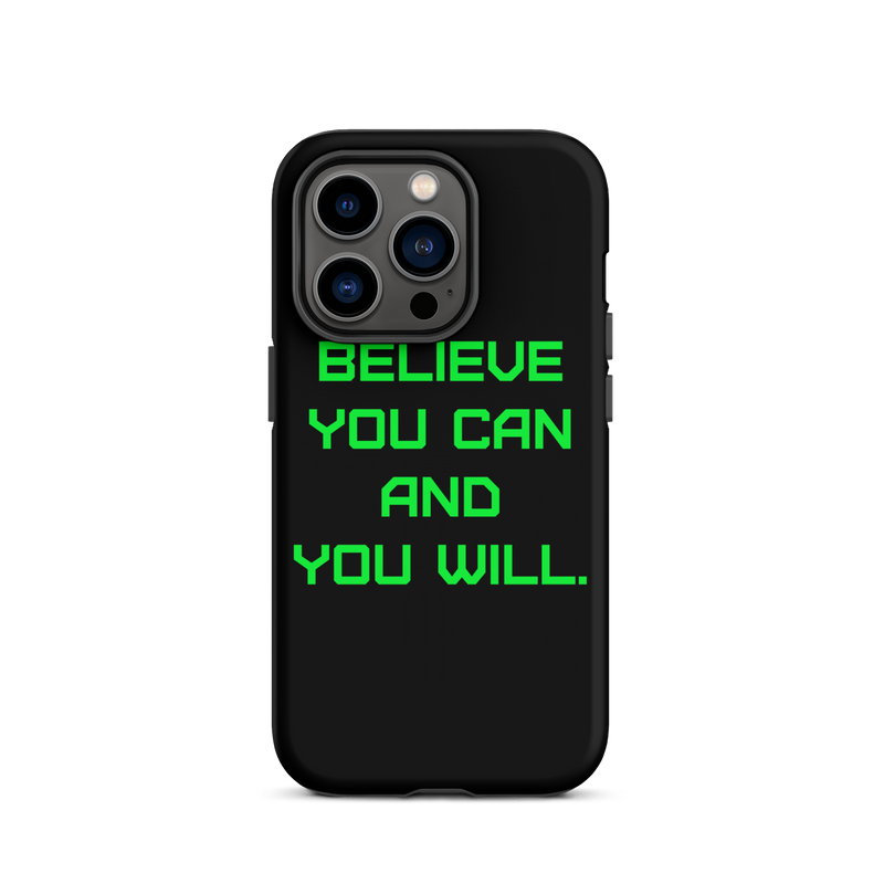 BELIEVE Tough Case for iPhone GREEN