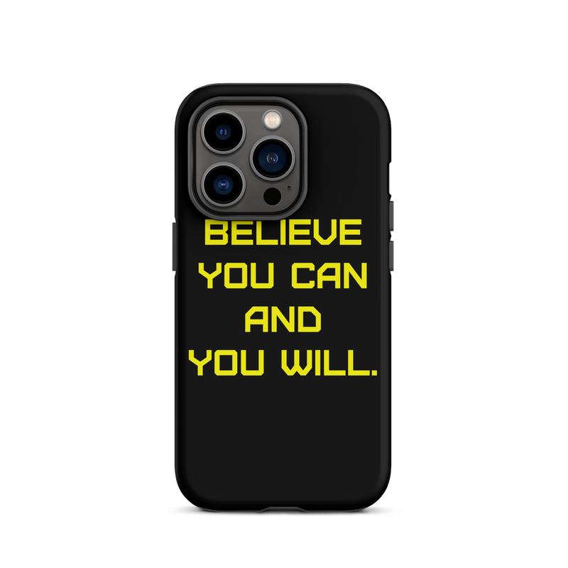 BELIEVE Tough Case for iPhone® YELLOW