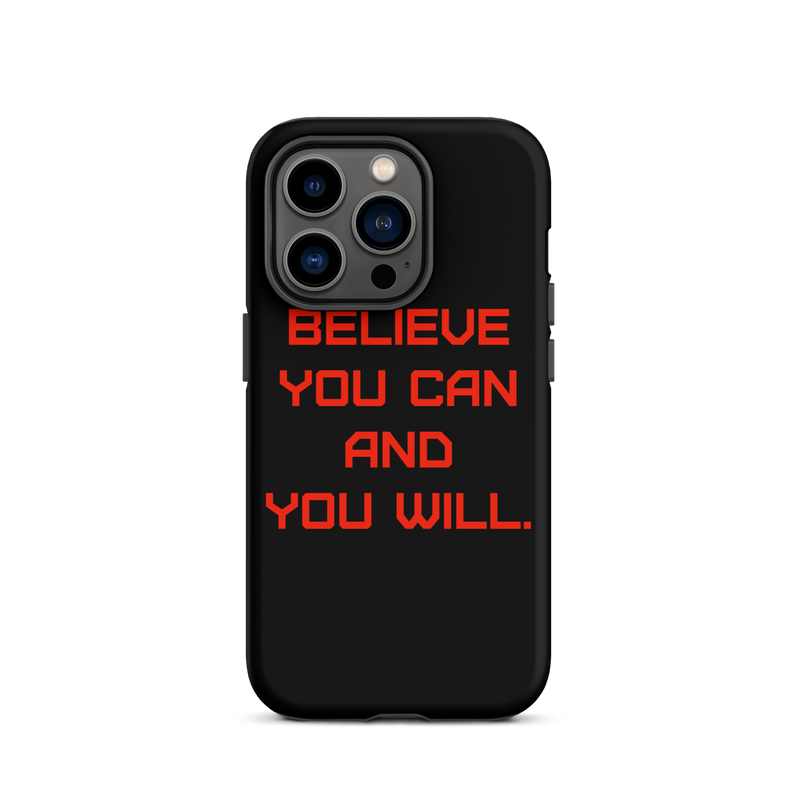 BELIEVE Tough Case for iPhone RED