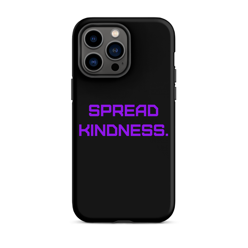 KINDNESS Tough Case for iPhone PURPLE