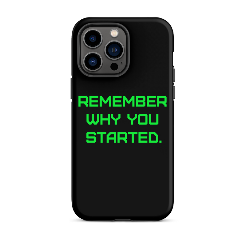 REMEMBER Tough Case for iPhone® GREEN