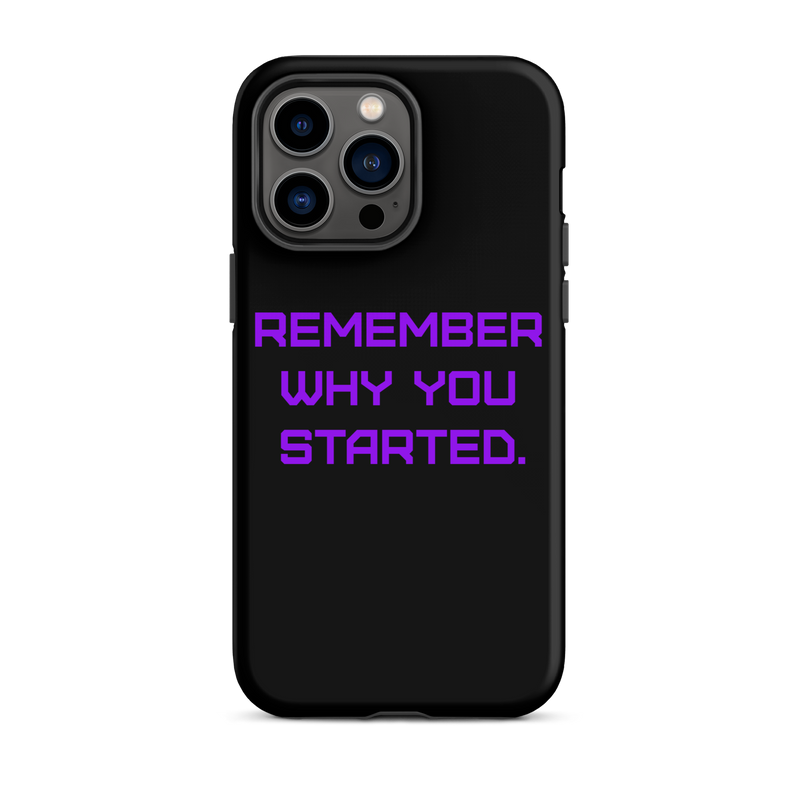 REMEMBER Tough Case for iPhone® PURPLE