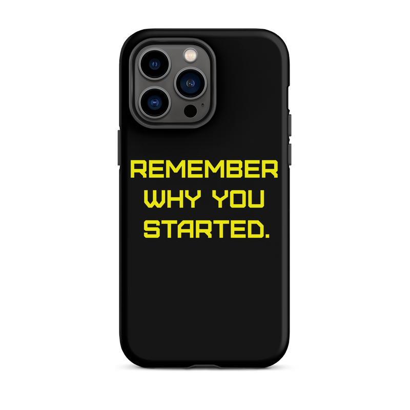 REMEMBER Tough Case for iPhone® YELLOW