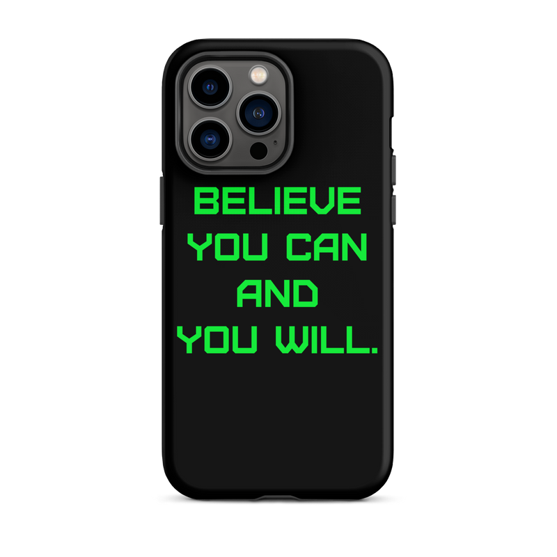 BELIEVE Tough Case for iPhone GREEN