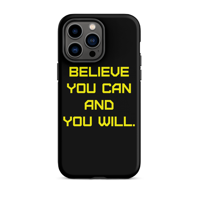 BELIEVE Tough Case for iPhone® YELLOW