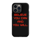 BELIEVE Tough Case for iPhone RED