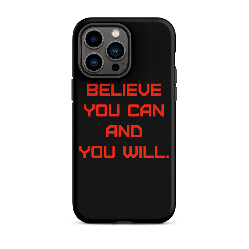 BELIEVE Tough Case for iPhone RED