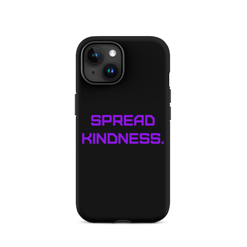 KINDNESS Tough Case for iPhone PURPLE