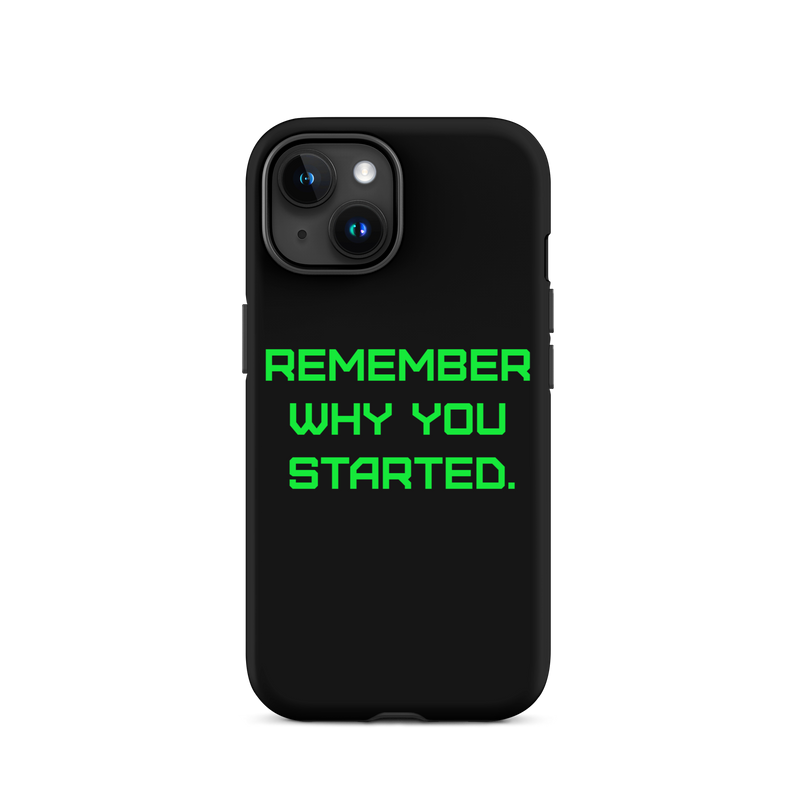 REMEMBER Tough Case for iPhone® GREEN