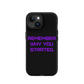 REMEMBER Tough Case for iPhone® PURPLE