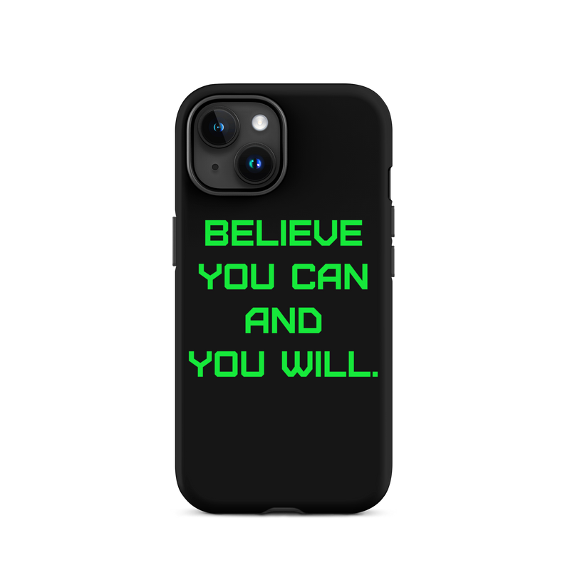 BELIEVE Tough Case for iPhone GREEN