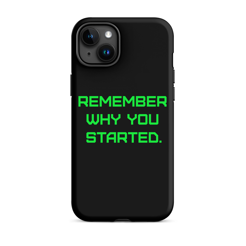 REMEMBER Tough Case for iPhone® GREEN