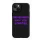 REMEMBER Tough Case for iPhone® PURPLE