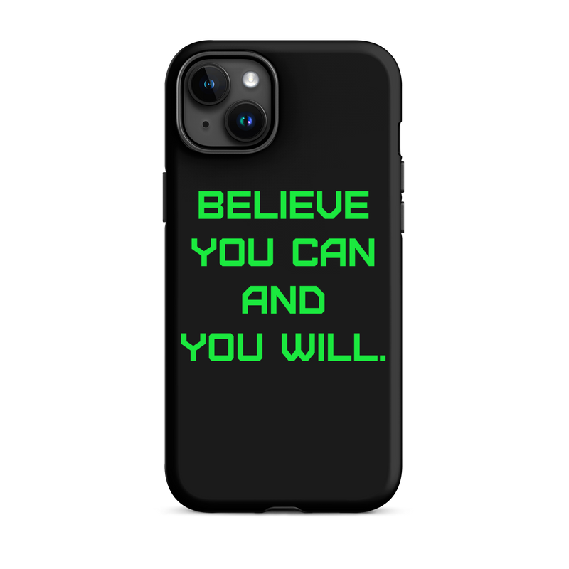 BELIEVE Tough Case for iPhone GREEN