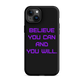 BELIEVE Tough Case for iPhone PURPLE