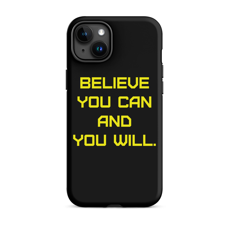 BELIEVE Tough Case for iPhone® YELLOW